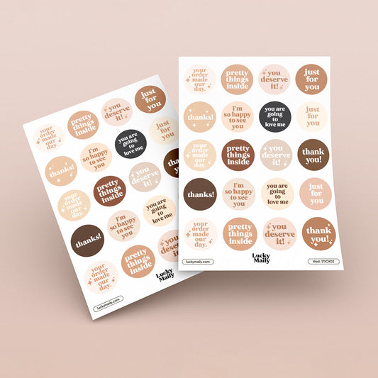 Stickers Neutral (80 piezas)